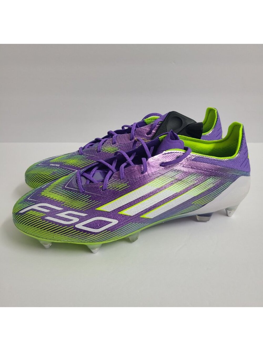 NEW Adidas F50 Elite SG Soccer Cleats JH7633 Size 8.5 Purple